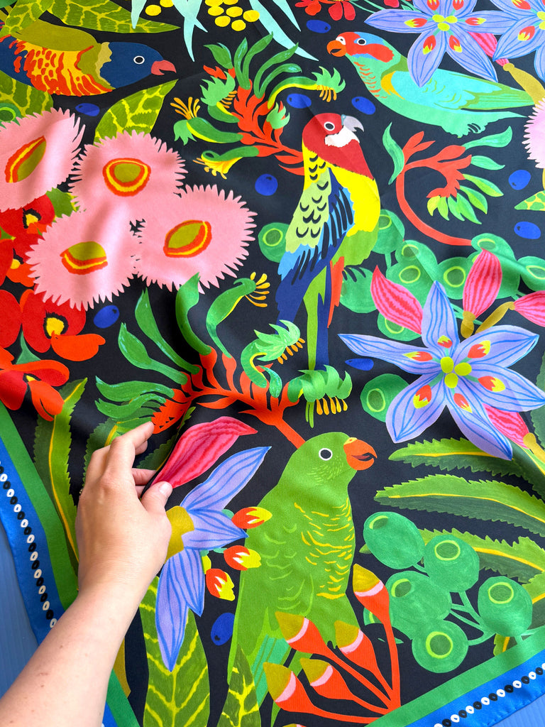 INTO THE GARDEN SCARF  ~ NEW