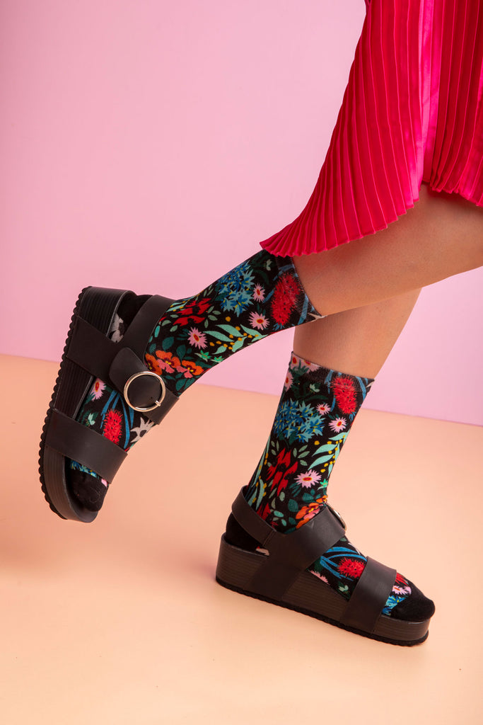 Flower Dance Socks