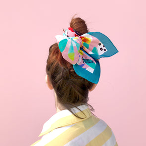 ABSTRACT OZ PINK - Small scarf